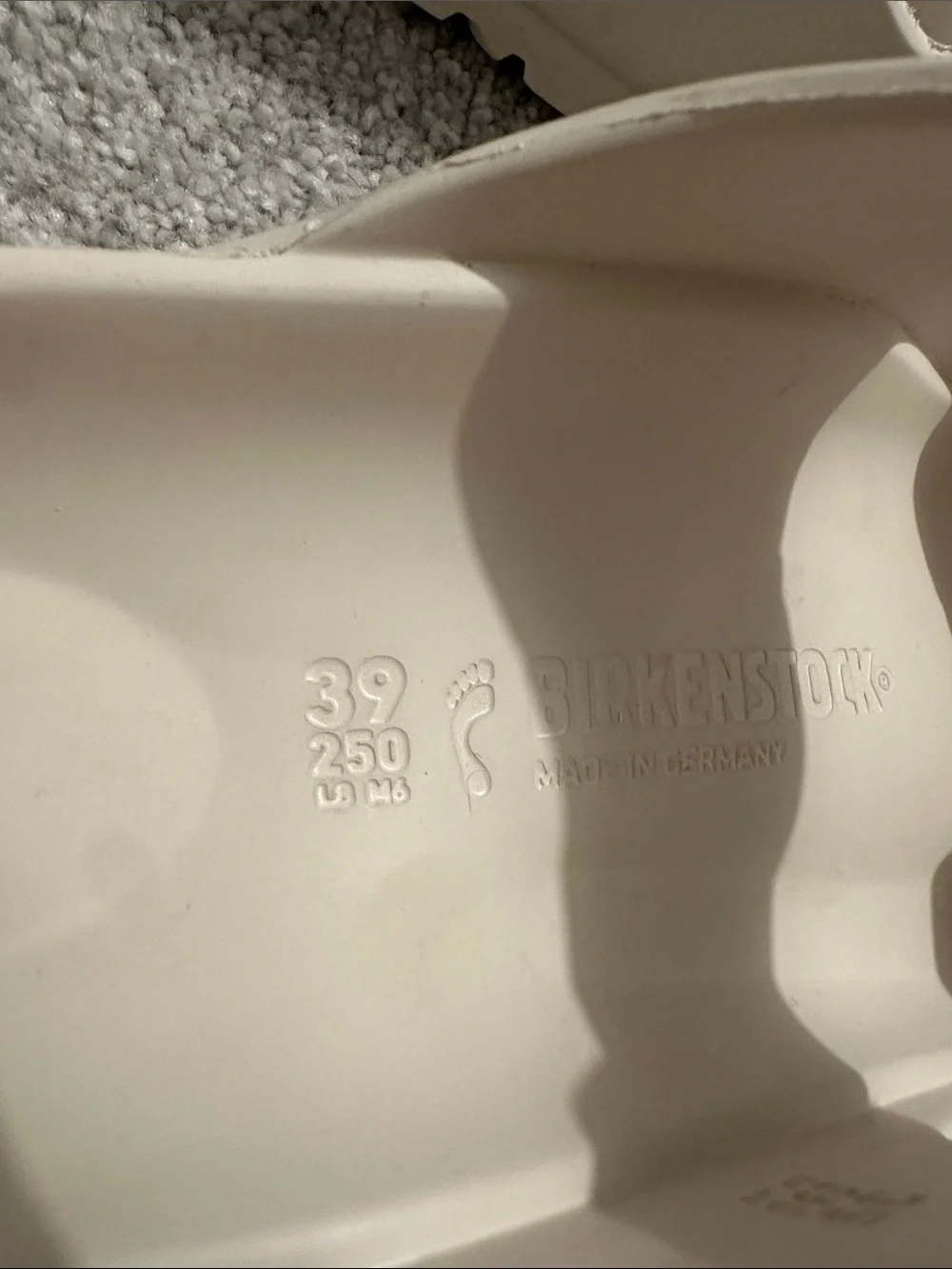 Cream Birkenstock Sandals
